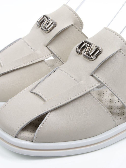 08-C106-2C LT. BEIGE Босоножки женские (натуральная кожа)
