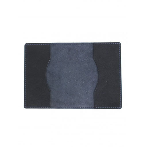 Обложка для паспорта Croco-П-1100 натуральная кожа синий пулл-ап (85) 263959  фото 3