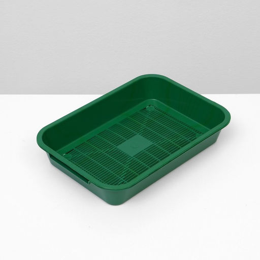 Туалет средний с сеткой 36 х 26 х 6,5 см, зеленый, - Simaland фото 3