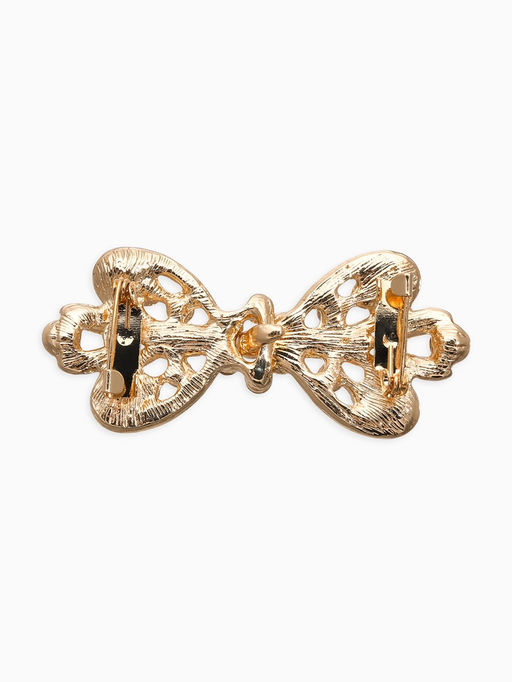 Зажим для кардигана «Ажур. Тюльпан»,. цвет золотой в золоте