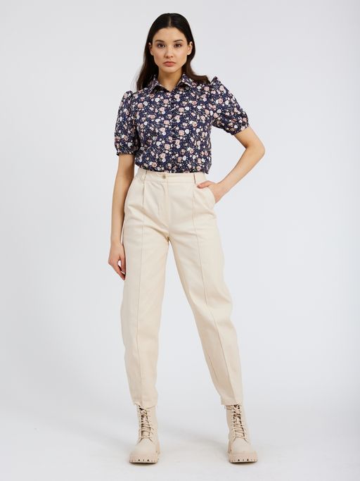 Блузка с рукавами-буфами OD-707-1 - Tantino фото 3