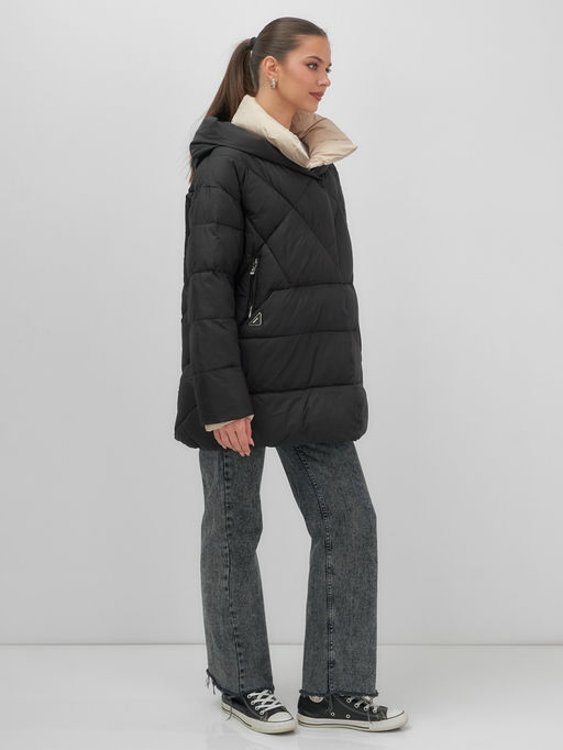 Куртка зимняя HaiLuoZi женская черная утеплитель 200 г/м² - Mtforce фото 6