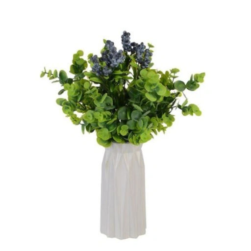 Цветок искусственный Эвкалипт 33см 25 веток / FD154 /уп 2/540/ - Галеонтрейд фото 2