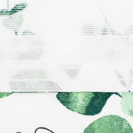 Шторы для кухни Доляна Eucalyptus 150*180 см- 2 шт, подхваты - 2 шт, 164г/м2, 100% хл  фото 4