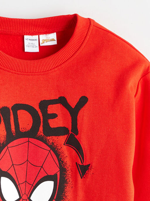 Spider-Man Bask?l? Erkek ?ocuk Sweatshirt