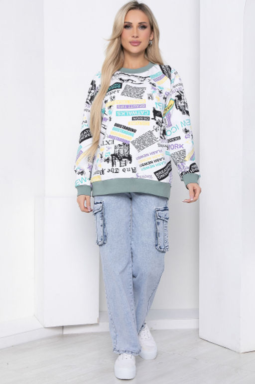 Джинсы Артемиса (голубые) Б8608 - Lt collection фото 7