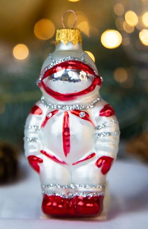 Елочное украшение Космонавт 11см б.уп. КРАСНЫЙ - Коломеев фото 3