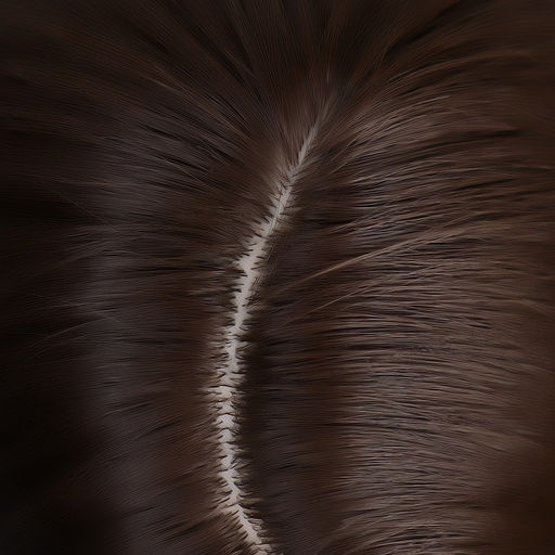 Парик искусственный, имитация кожи, 60 см, 270 г, русый