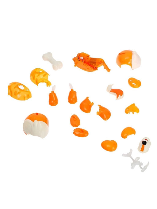 Робот Лисёнок Эврики, электронный конструктор, интерактивный: сенсорный, на батарейках, 20 деталей  фото 11