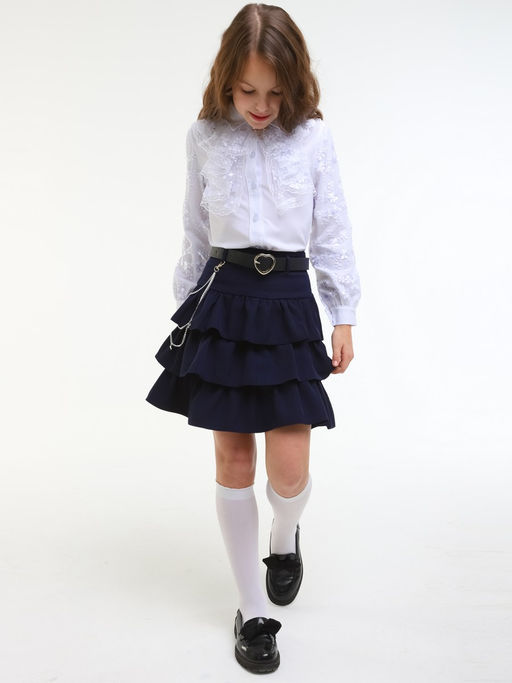 Юбка для девочек - Синий мир фото 3