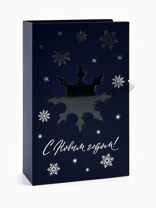 Коробка подарочная ‒ книга новогодняя «С новым годом», 20×12.5×5 см