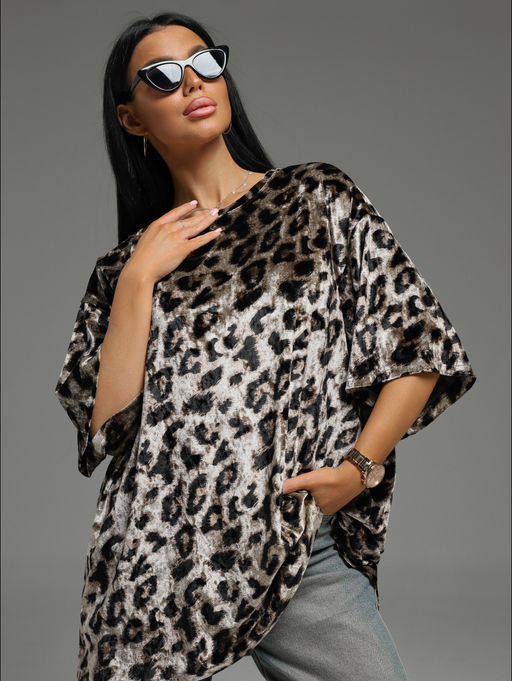 Марлен футболка женская (леопард)