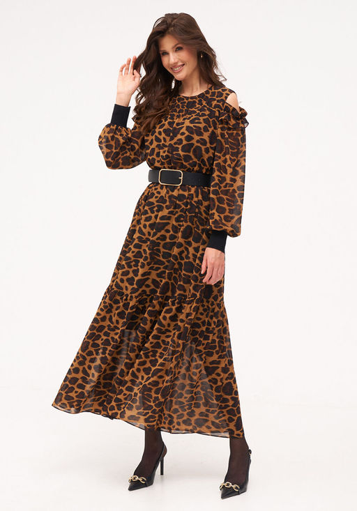 Платье KaVari 1067.1 леопард  фото 5