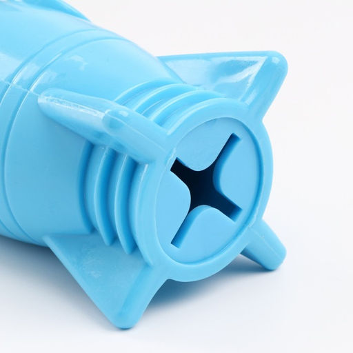 Игрушка под лакомства Ракета, 7,8 х 7,8 х 13,5 см, синяя - Пижон фото 5