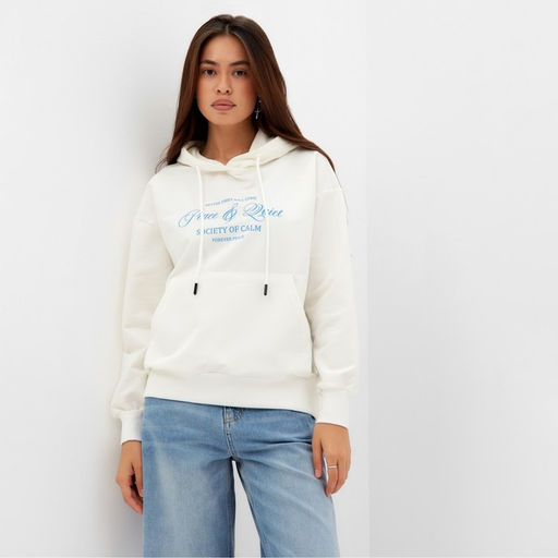 Толстовка женская MIST Peace, размер 48 (XL), цвет молочный