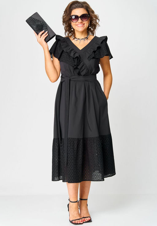 Платье EVA GRANT 7225В черный