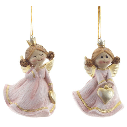 Фигурка декоративная подвесная "Ангел", L5 W4,5 H7 см, 2в.