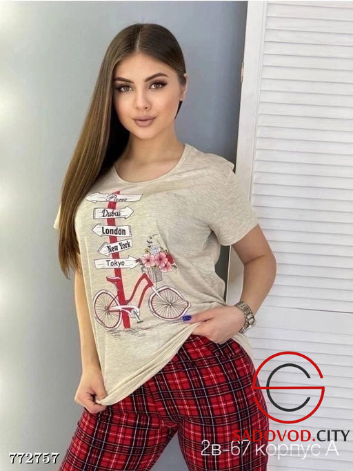 Женская пижама с бриджами - Bruno фото 2