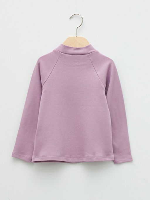 Bisiklet Yaka Uzun Kol Basic K?z Bebek Ti??rt - Waikiki фото 2