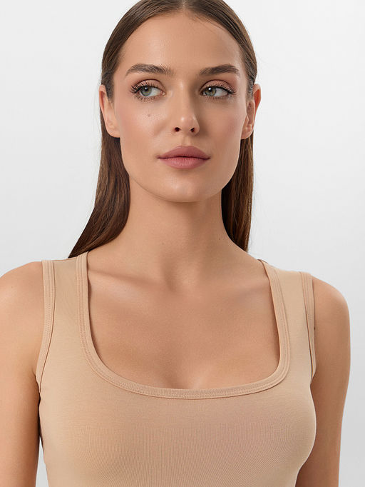 Топ бельевой женский бежевый - Mark formelle фото 4