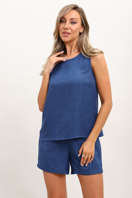 Костюм с шортами КЖ-001 Лен