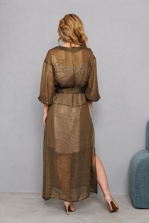 Платье AMORI 9828 хаки  фото 3