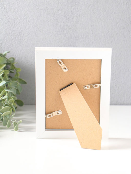 Фоторамка пластик 10х15 см "Остин" бело-бежевый 18,5х13,5х1,5 см