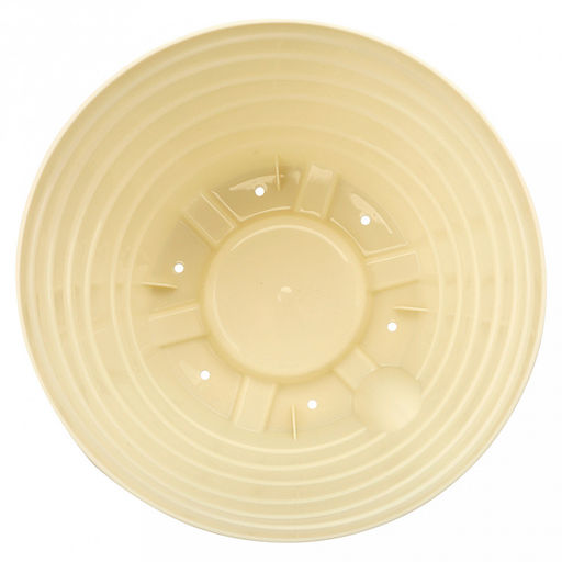 Горшок для цветов пластмассовый Бриз 1,7л, бежевый светлый (Россия) - Домашняя мода фото 3