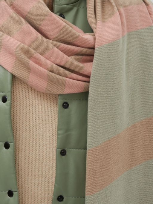 В составе шерсть! Палантин двусторонний - Tantino фото 3