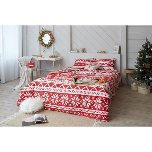 Постельное белье LoveLife 1,5сп Christmas ornament 143*215см,150*225см,50*70см-2шт фото 7