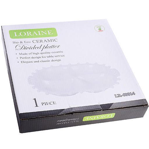 60014 Менажница 4 отдел.,Корона, фарфор LR (х12) - Mayer&boch фото 2