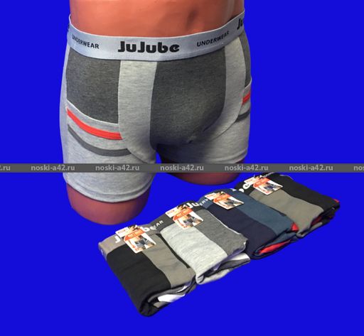 Цена за 8 шт. Трусы мужские боксеры JUJUBE арт. К 305 (К 343) XL (44-46) + 2XL (46-48) + 3XL (48-50) + 4XL (50-52)