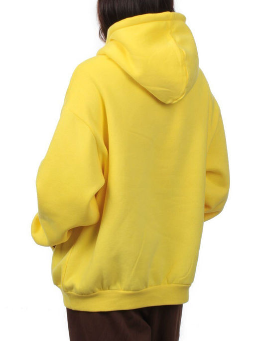 2226 YELLOW Толстовка женская (85% хлопок, 10% полиэстер, 5% спандекс) - Fashion фото 6