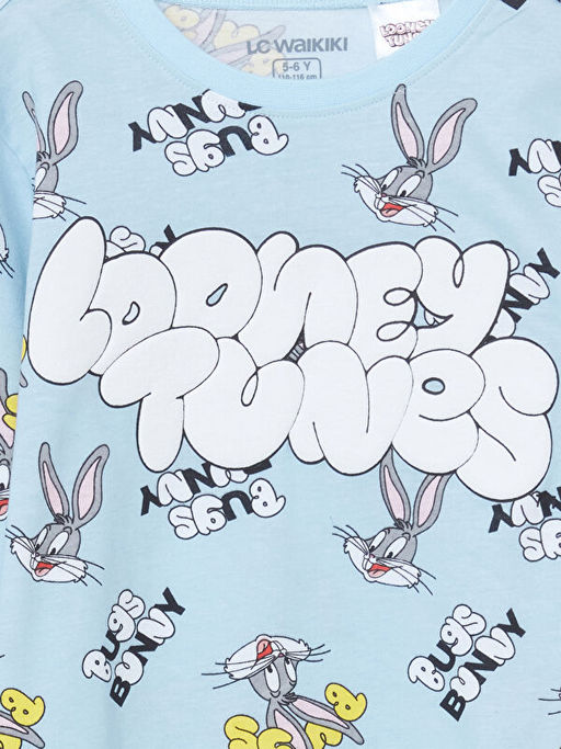 Bugs Bunny Bask?l? Erkek ?ocuk Pijama Tak?m