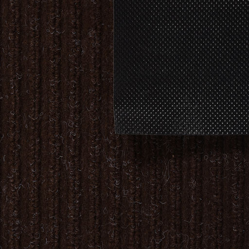 Коврик влаговпитывающий, ребристый 50х80см "Vortex" (коричневый)