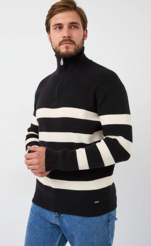 Джемпер F421-1545 black-white - Fine joyce фото 9