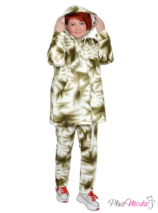 Толстовка Модель №1532 размеры 44-84 - Plusmoda фото 7