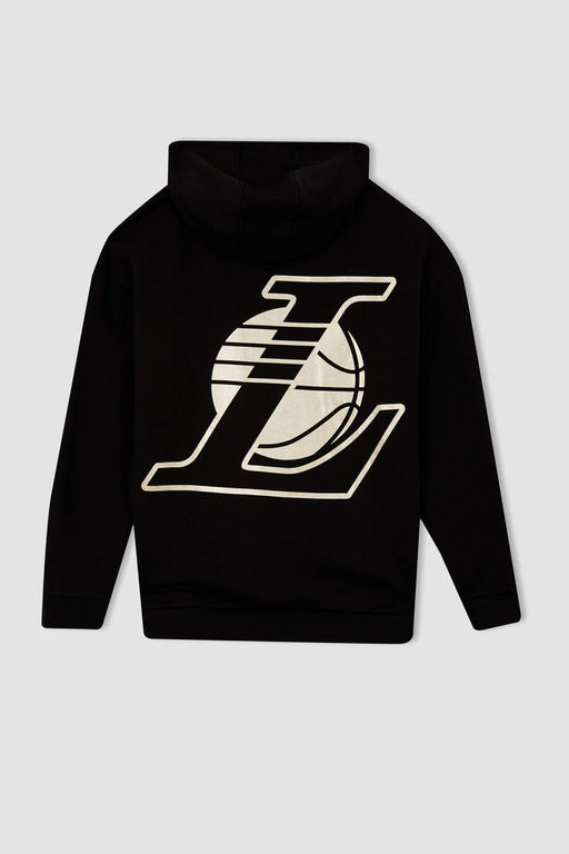 DeFactoFit Толстовка комфортного кроя с капюшоном NBA Los Angeles Lakers  фото 10