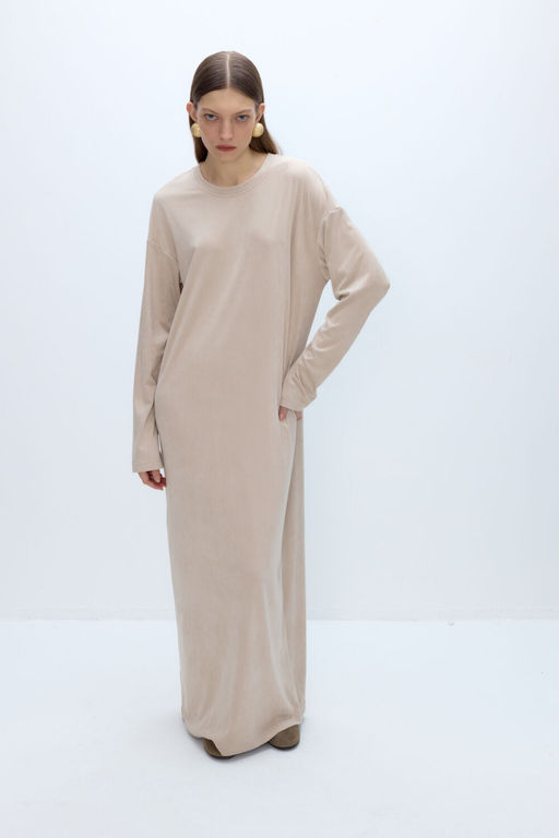 Платье Pirs 5672 светло-бежевый  фото 2