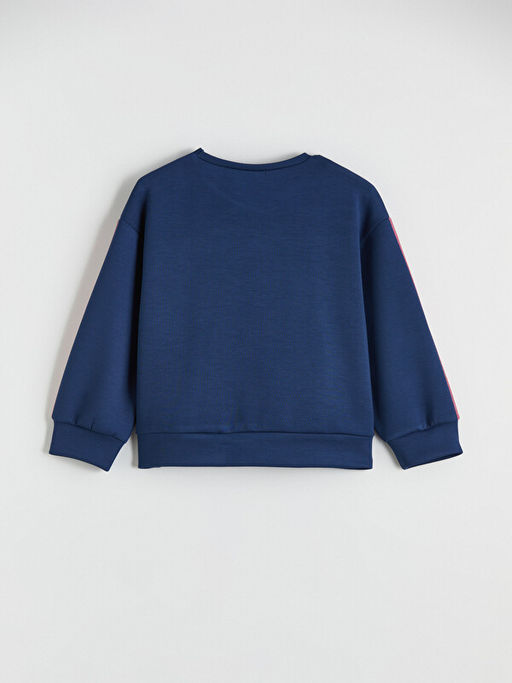 Bisiklet Yaka My Melody Bask?l? K?z ?ocuk Sweatshirt