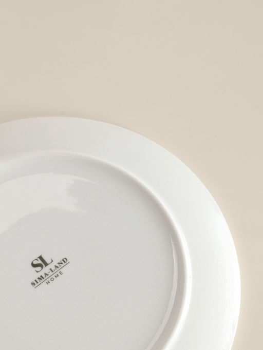 Тарелки SL Home Уроки испанского: Amor - Te amo, d=22 см, набор 2 шт., фарфор, белые, розовые