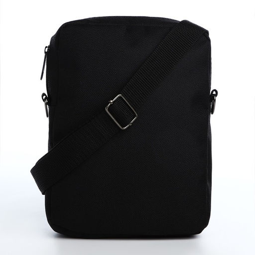 Сумка молодёжная на молнии, цвет чёрный - Nazamok фото 5