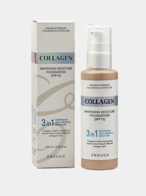 Тональный крем с коллагеном для сияния кожи ENOUGH Collagen Whitening Moisture Foundation SPF15 #13, 100ml