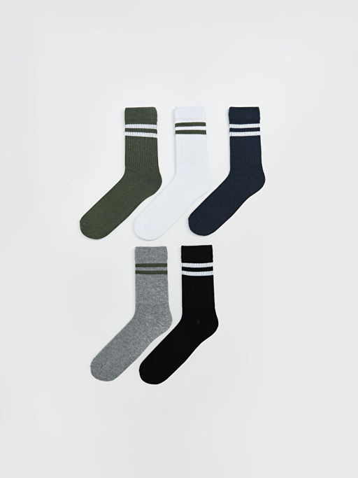 ?izgili Erkek Soket ?orap 5li