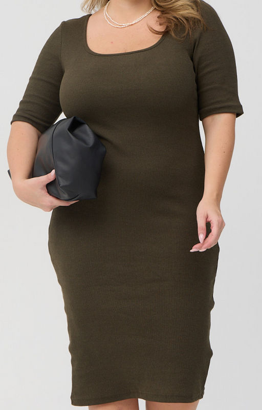 Платье из трикотажа кашкорсе с лайкрой - Solo mio фото 8