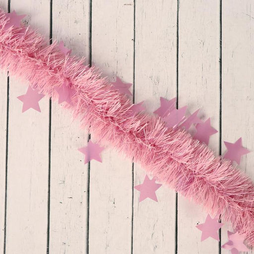 Цена за 10 шт. Мишура Искорка звёздочки, d-6 см, 200 см, микс - Зимнее волшебство фото 3