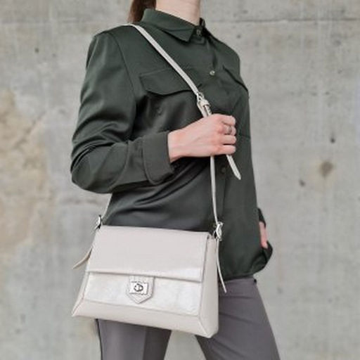 Женская кожаная сумка через плечо 0050-14 - Cidirro фото 4