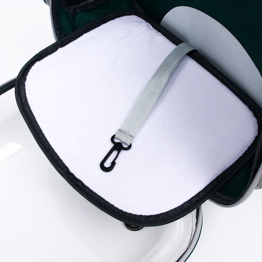 Рюкзак для переноски животных Котик, прозрачный, 34 х 25 х 40 см, зелёный - Пижон фото 8