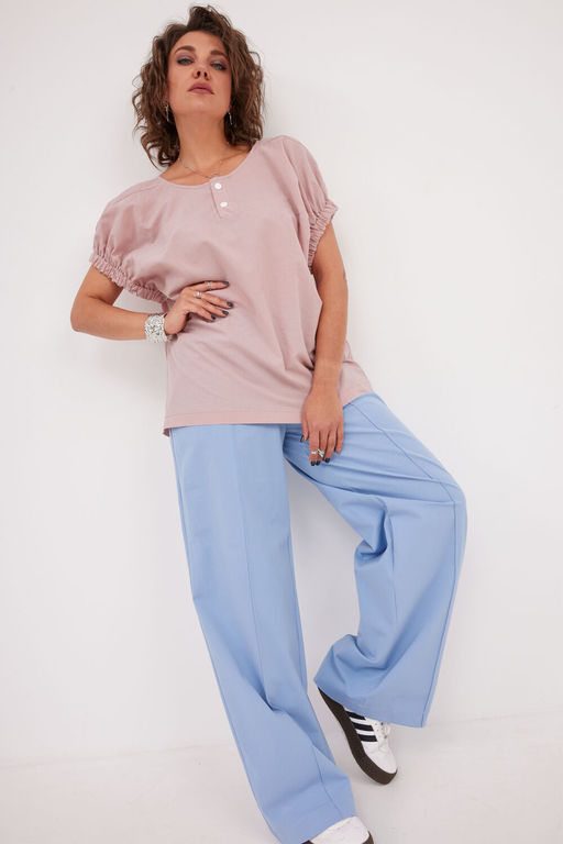 Брюки BegiModa 6065 голубой  фото 9