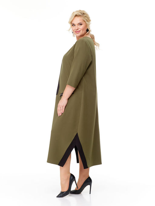 Платье Michel Chic 2073 оливковый фото 4